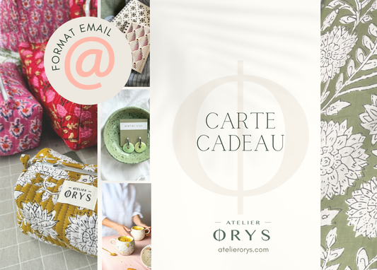 Bon cadeau Atelier Orys - format email