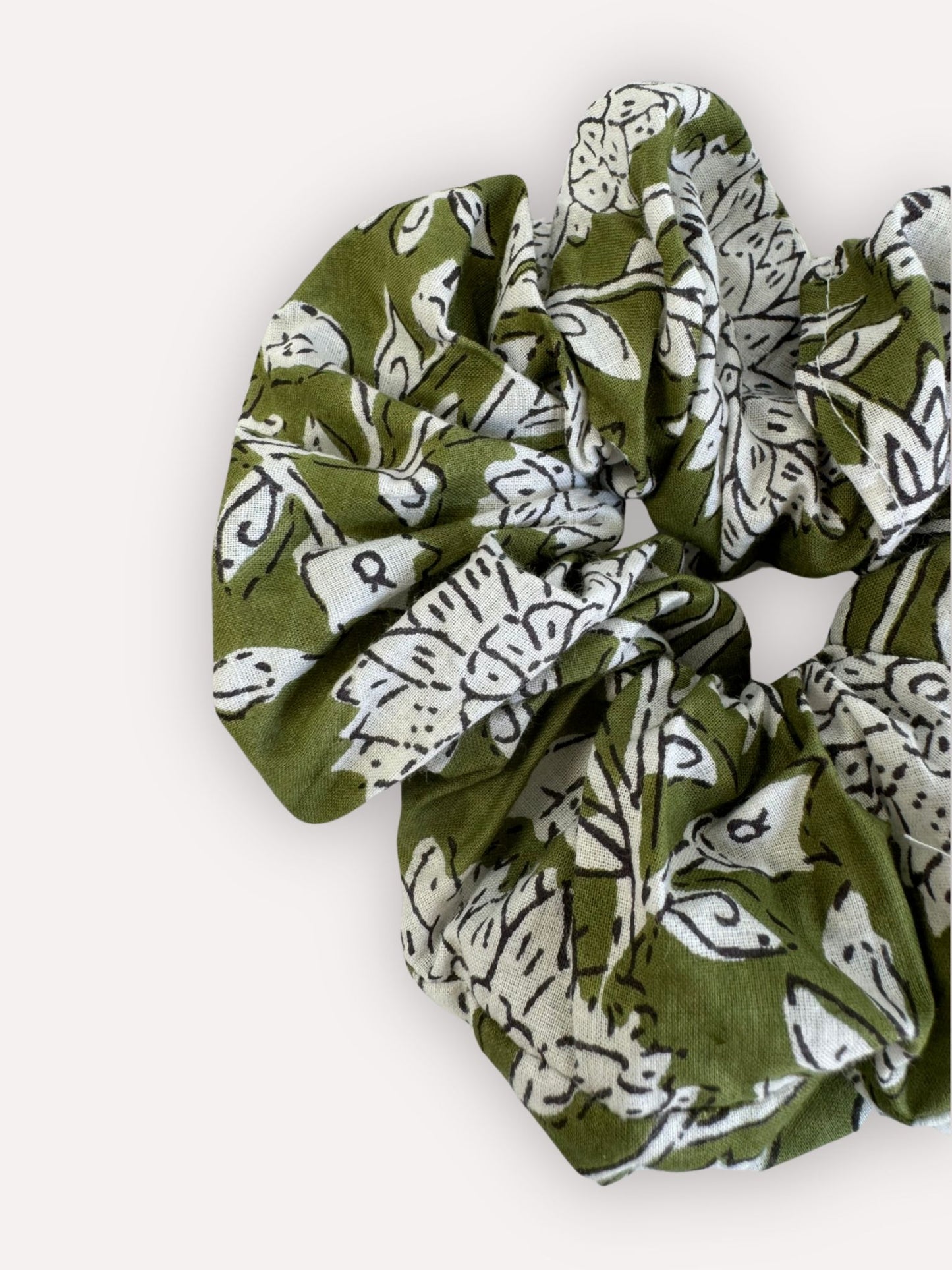 Chouchou Scrunchie block print patterns