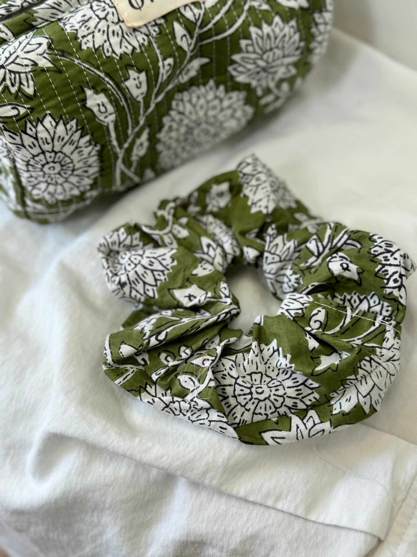 Chouchou Scrunchie block print patterns