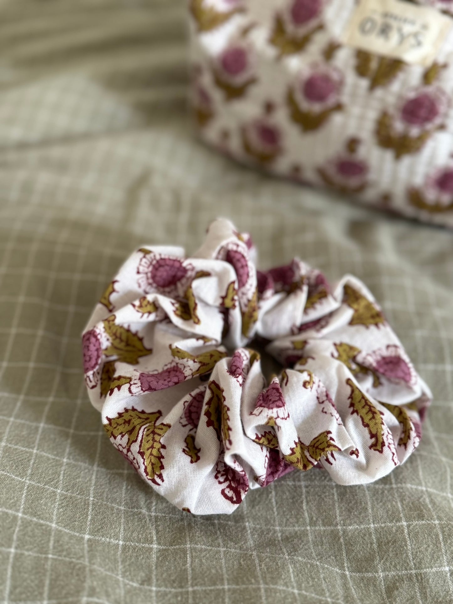 Chouchou Scrunchie block print patterns