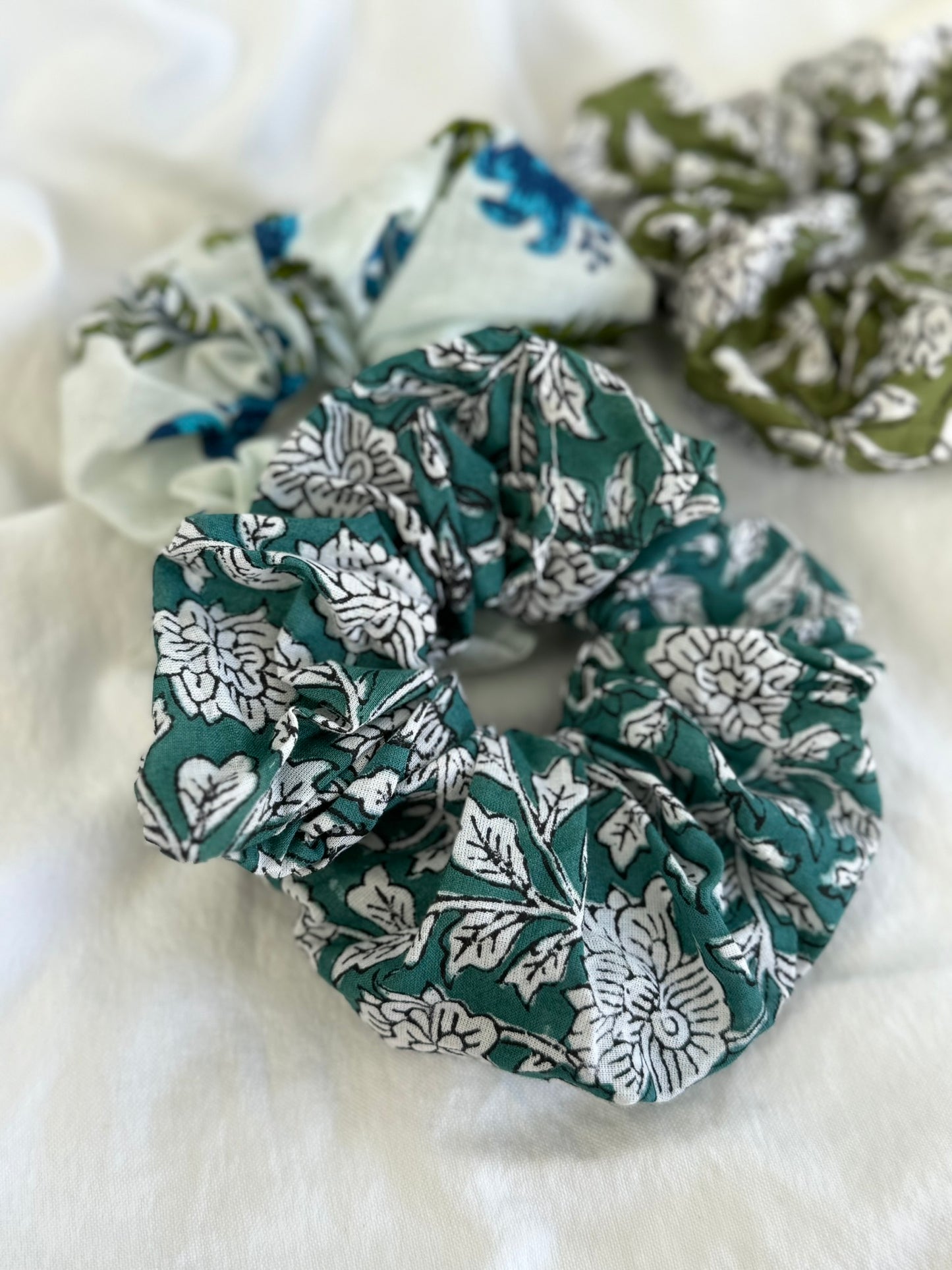 Chouchou Scrunchie block print patterns