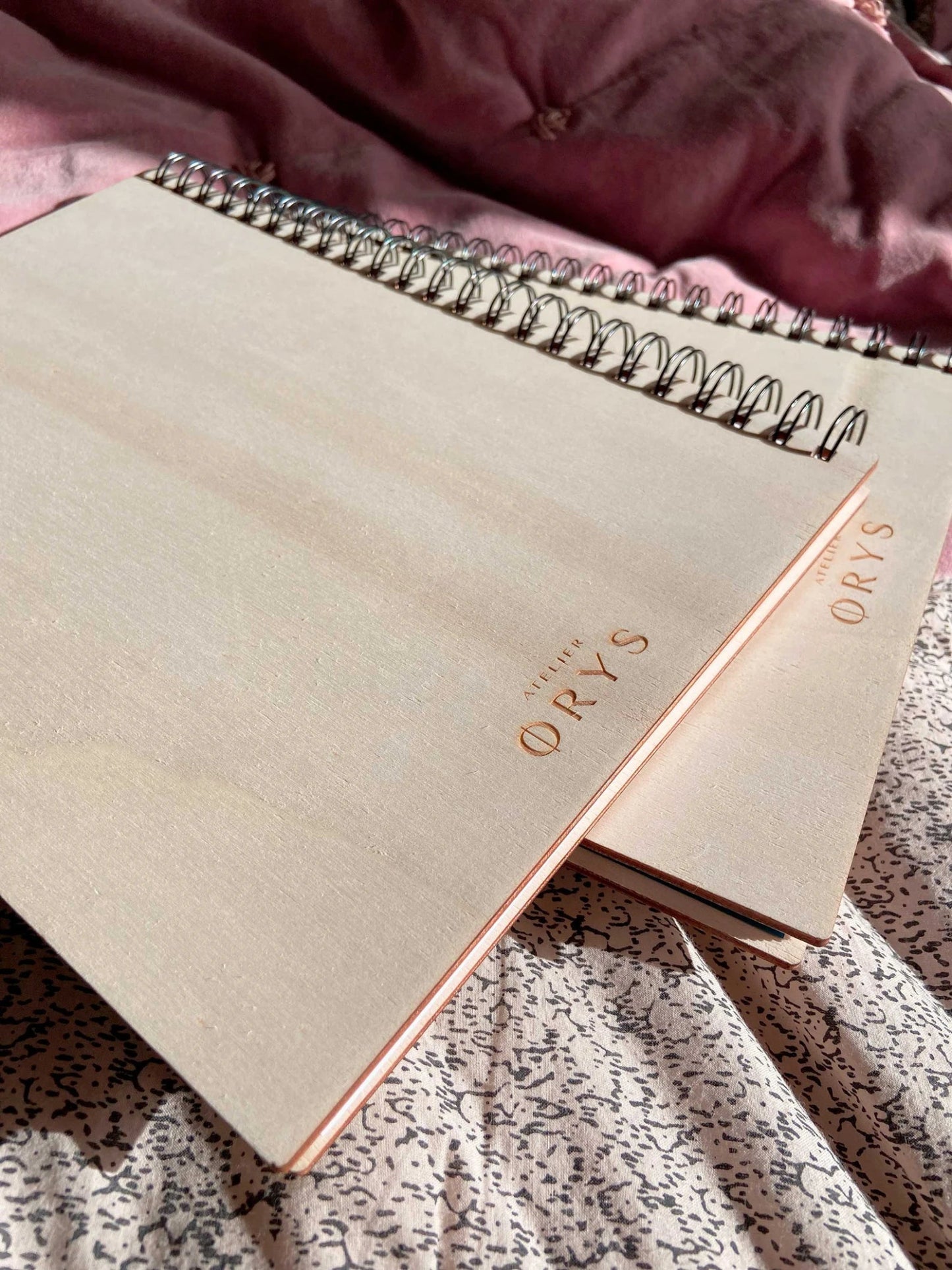 Grand carnet livre d'or mariage, personnalisation prénoms - Atelier ORYS