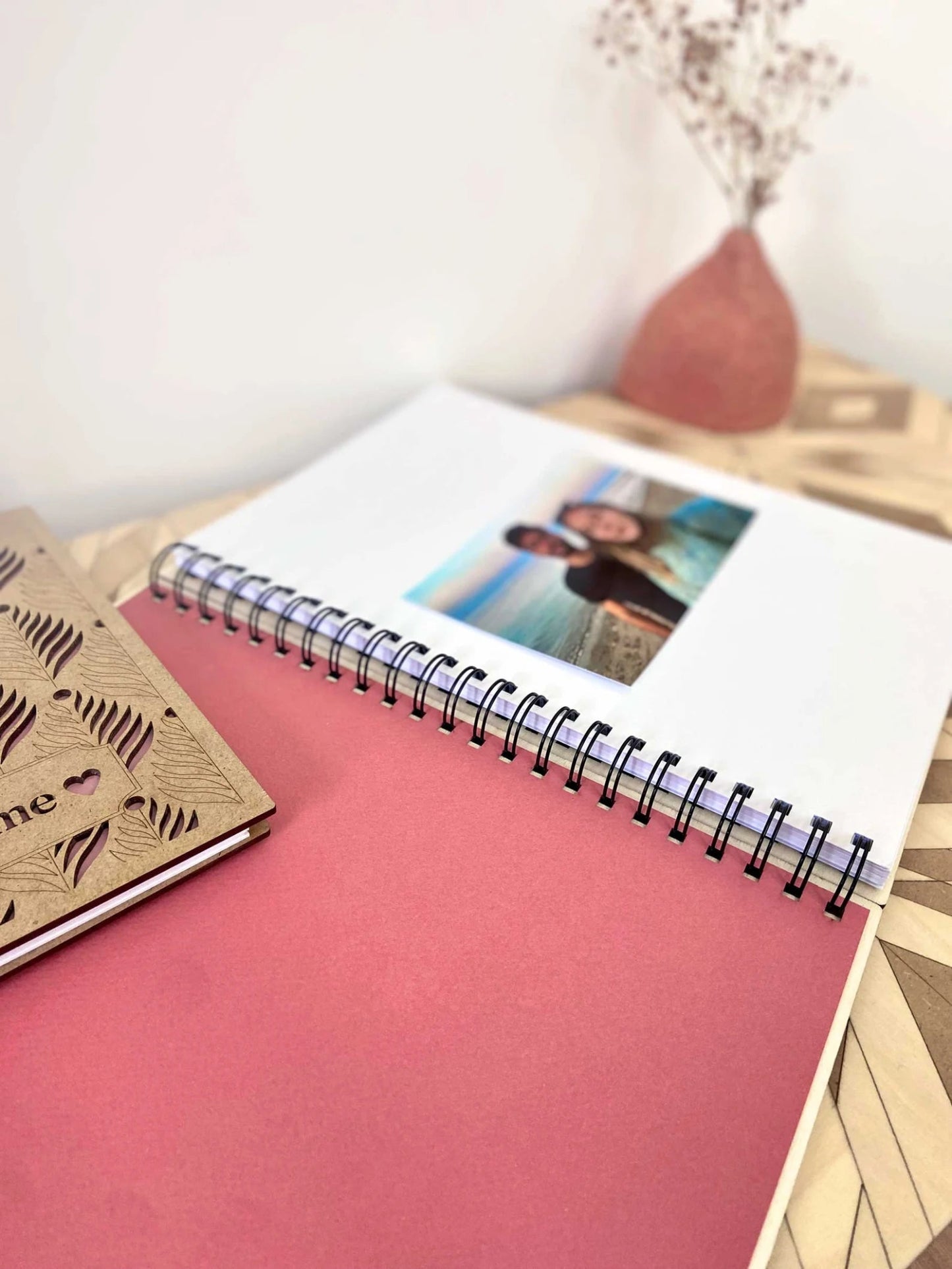 Grand carnet livre d'or mariage, personnalisation prénoms - Atelier ORYS