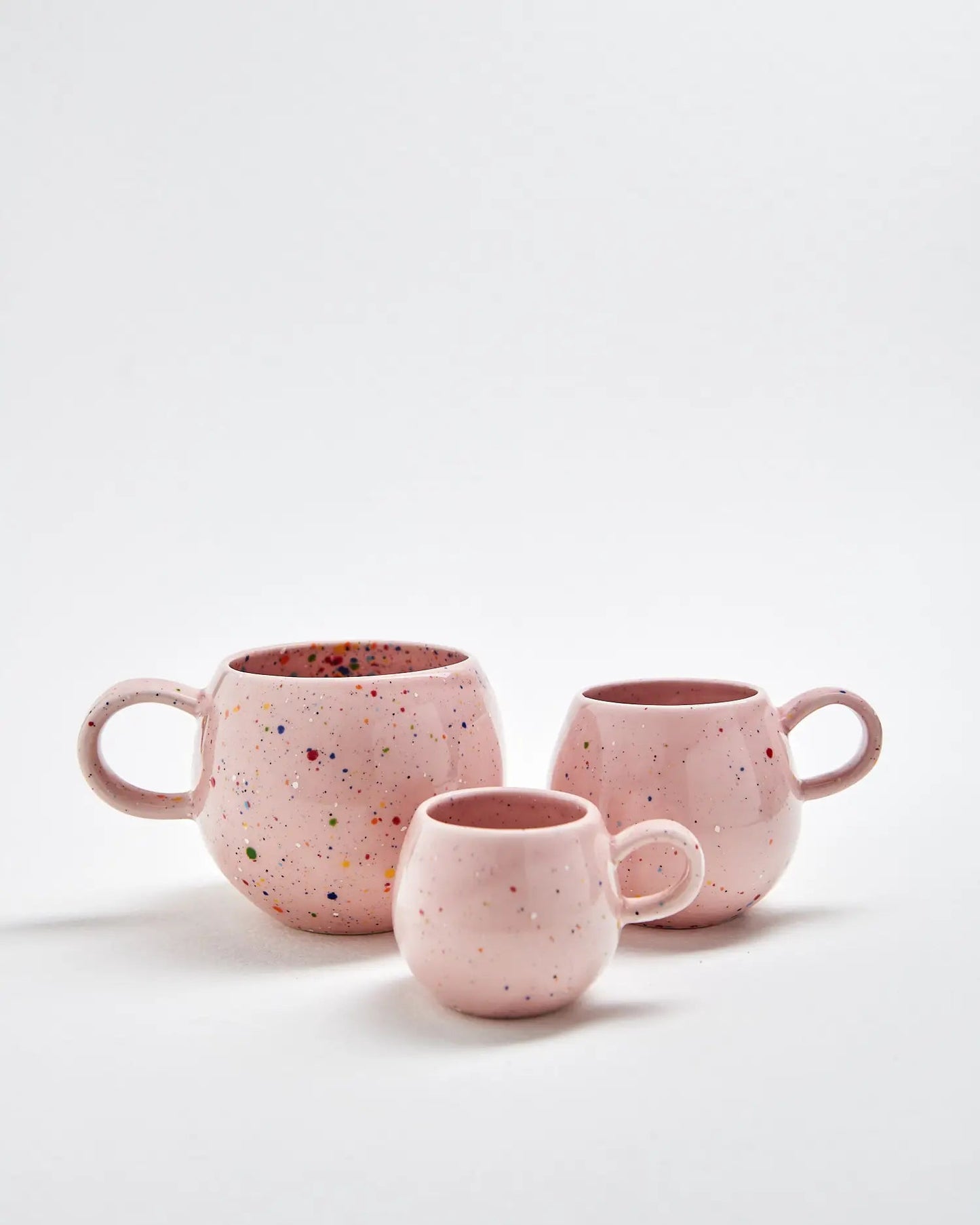 Mug Rose en grès, arc-en ciel - Atelier ORYS