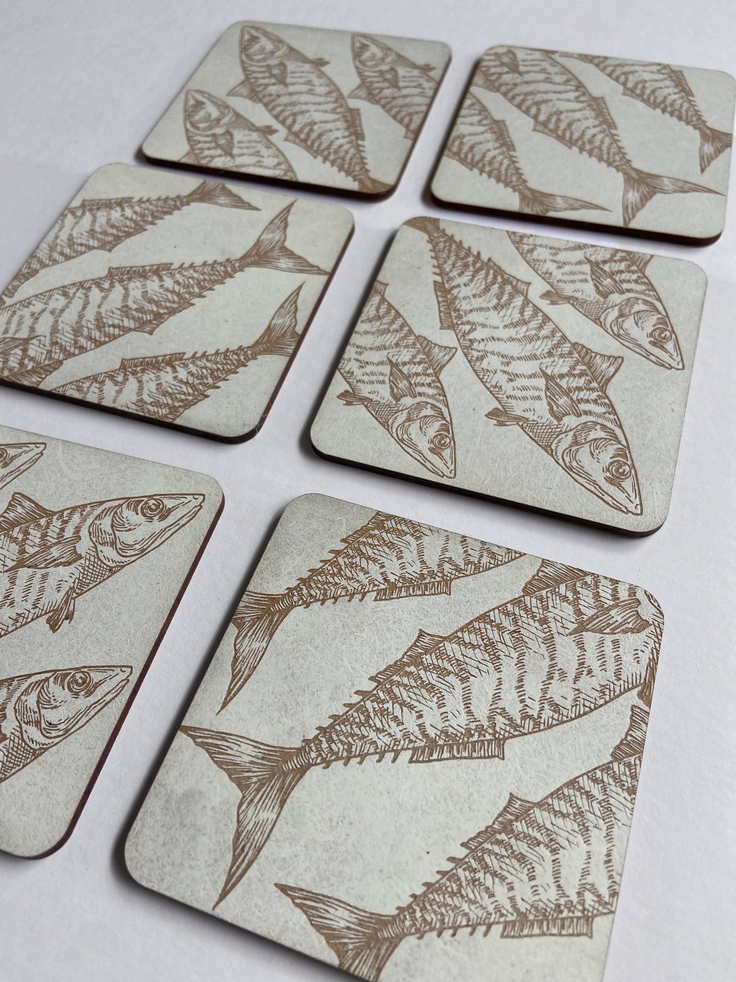 Sous-verres Blanc - Atelier ORYS